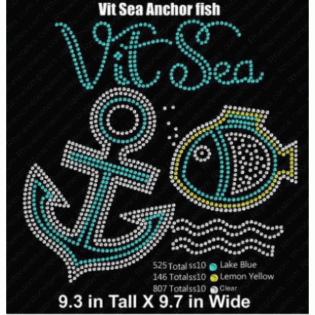 Vit Sea Rhinestone Download EPS SVG