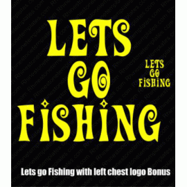 Lets go Fishing V Download EPS SVG
