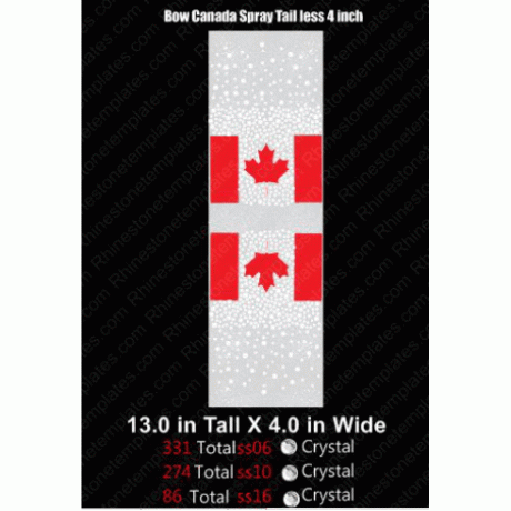 Cheer Bow Canada Tailless Download EPS SVG