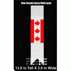 Cheer Bow Canada Spray Open Download EPS SVG