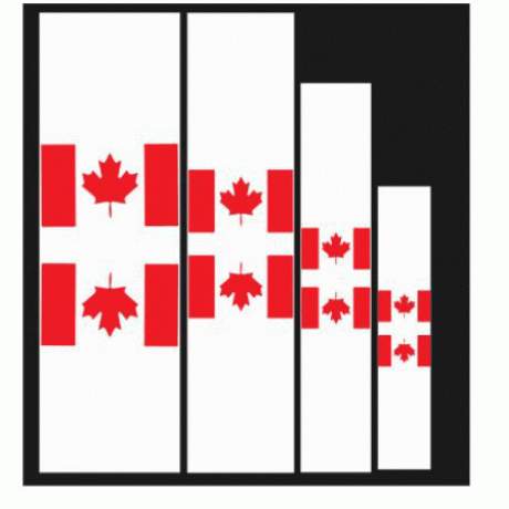 Cheer Bow Canada Tailless Quad Download EPS SVG