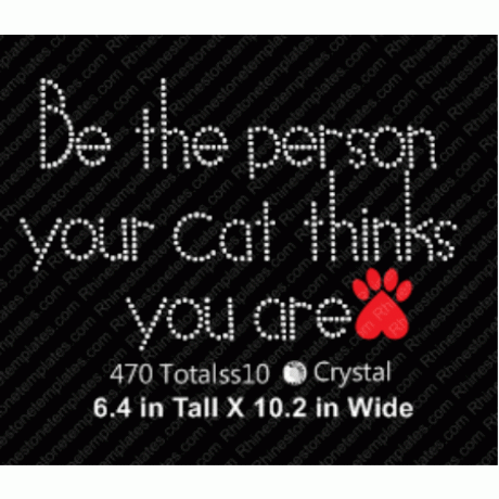 Be The person your cat thinks you are Design EPS SVG
