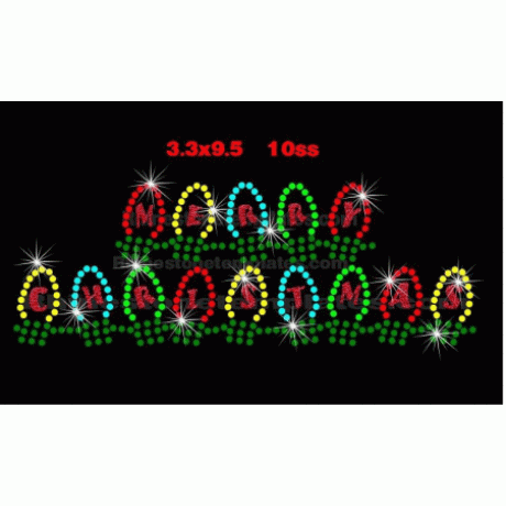 Merry Christmas Bulbs VS Rhinestone Download 