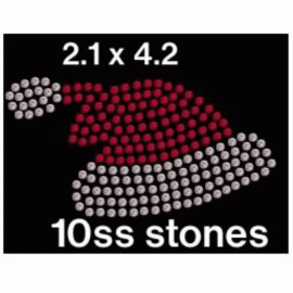 Santa Hat Rhinestone Design Download EPS SVG