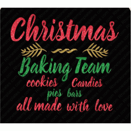 Christmas Baking Team Cookies Download EPS SVG