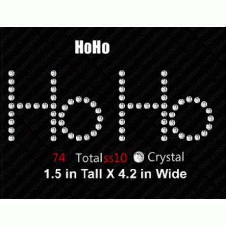 HoHo Rhinestone Download EPS SVG