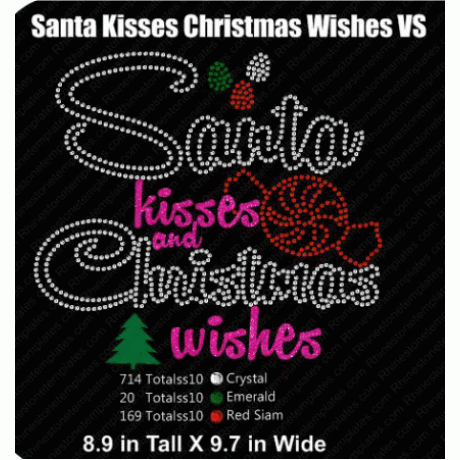Santa Kisses Christmas Wishes Duo Download EPS SVG PLT Santa Kisses Christmas Wishes Duo Download EPS SVG PLT