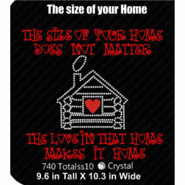 Rhinestone The size of your Home does not Matter Download