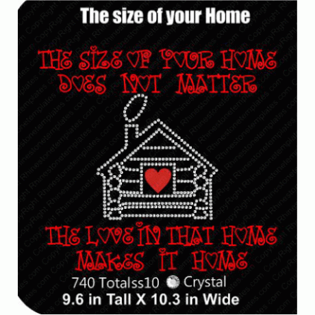 Rhinestone The size of your Home does not Matter Download
