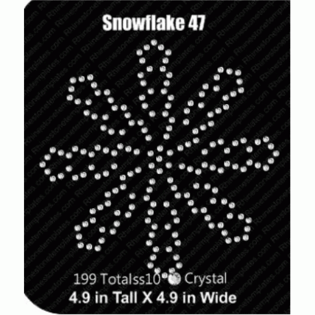 Snowflake 47 Rhinestone Download EPS SVG PLT