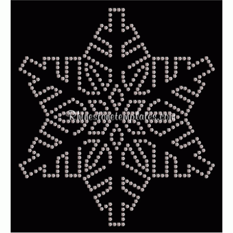 Snowflake #7 Rhinestone Download Design EPS SVG