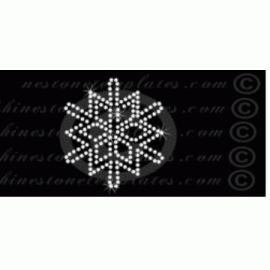 Snowflake 99 Rhinestone Download Design EPS SVG