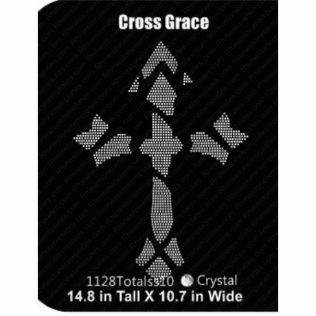 Cross Grace Rhinestone Download EPS SVG