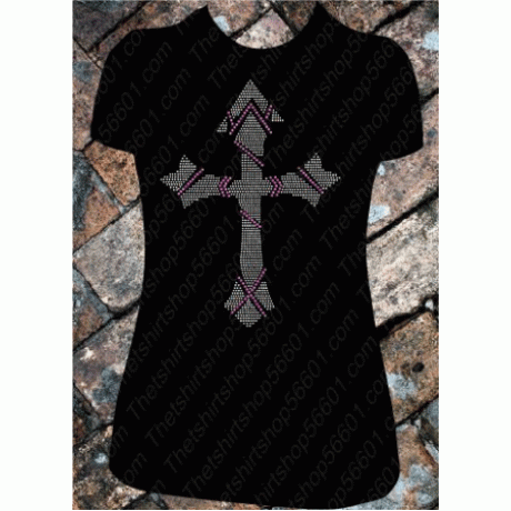 Cross Hip Rhinestone Download  EPS SVG