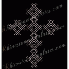 Cross Pizzaz 2 Rhinestone Download EPS SVG