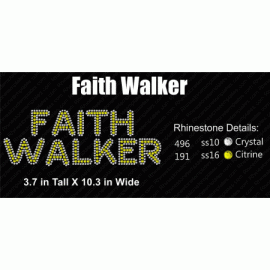 Faith Walker Rhinestone Digital Design EPS SVG