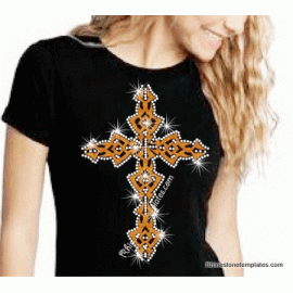 Tobeys Cross Rhinestone Glitter Download EPS SVG