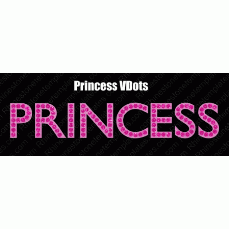 Princess V Dots Design EPS SVG