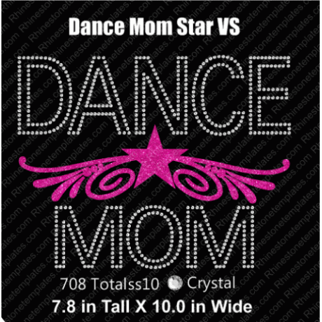 Dance Star Mom VS Design EPS SVG