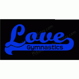 Love Gymnastics Digital Design EPS SVG