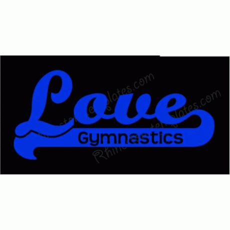 Love Gymnastics Digital Design EPS SVG
