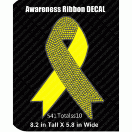 Awareness Ribbon VS DECAL Design EPS SVG