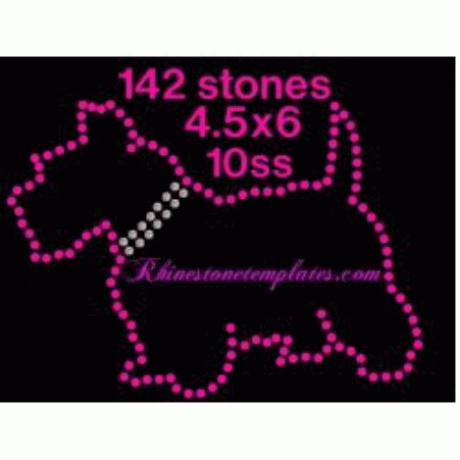 Dog Small Rhinestone Download EPS SVG