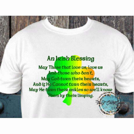 Irish Blessing  Printable Digital Design Sublimation
