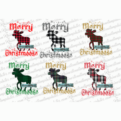 Merry Christmoose bundle Sublimation Download