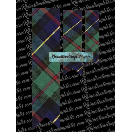 Cheer Bow Tartan Plaid Trip Sublimation Design