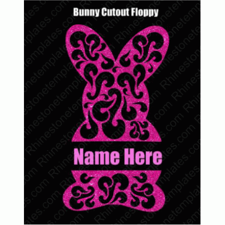 Bunny Cutout Floppy Download
