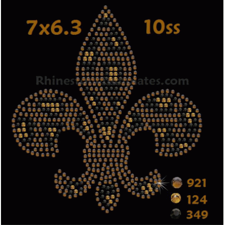 Fleur Leopard Rhinestone Download EPS SVG