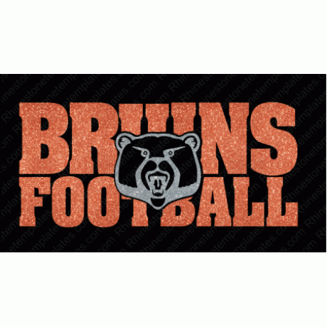 Bruins Football KO Design EPS SVG
