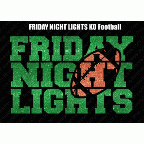 Friday Night Lights Football KO Download EPS SVG