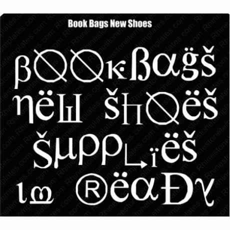 Book Bags New Shoes Back to School Design Eps SVG