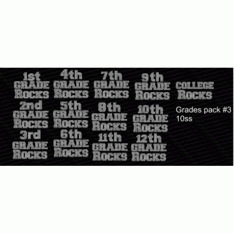 Grades Pack 3 Designs EPS SVG