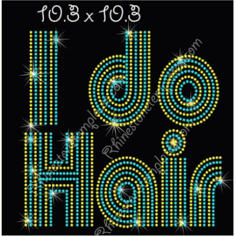 I do Hair Multi Salon Rhinestone Download EPS SVG
