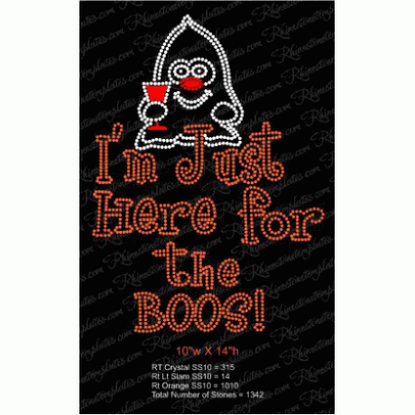 Im Just here for the Boos Digital Download EPS SVG