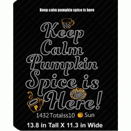 Keep Calm Pumpkin Spice is Here Download EPS SVG