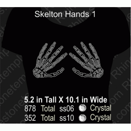 Skeleton Hands 1 Design Download EPS SVG