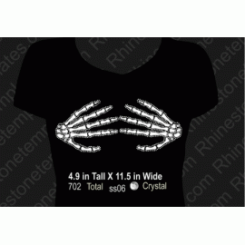 Skeleton Hands 3 Design Download EPS SVG