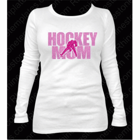 Hockey Player Mom KO Digital Download EPS SVG PLT