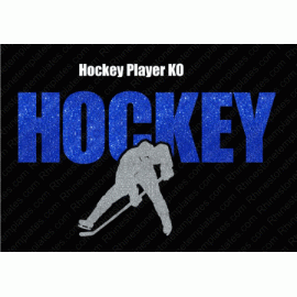 Hockey Player KO Digital Download EPS SVG PLT