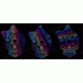 HOLOGRAM HEAT PRESS VINYL DIAMOND PLATE BY THE SHEET 12x19inch