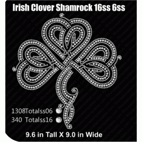 Irish Clover Shamrock Digital Design