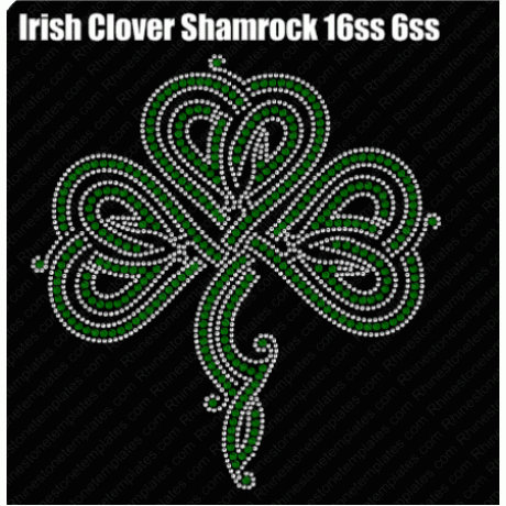 Irish Clover Shamrock Digital Design