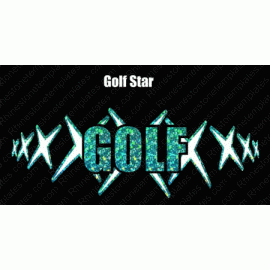 Golf Star Digital Download EPS SVG