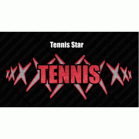 Tennis Star Digital Download EPS SVG