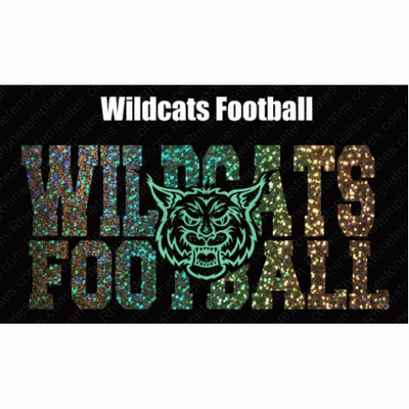 Wildcats Football Design EPS SVG