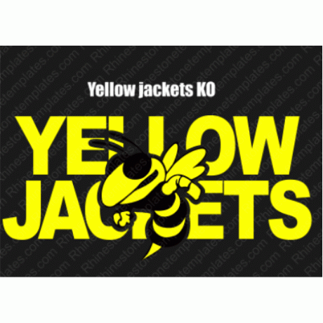 Yellow Jackets KO Digital Design EPS SVG